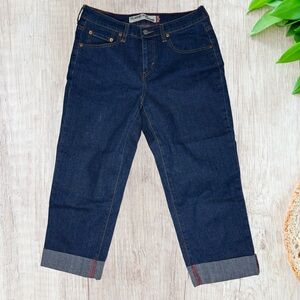 Levis Classic Slim Capris Jean Denim Size 6‎ Blue Americana Casual Classic